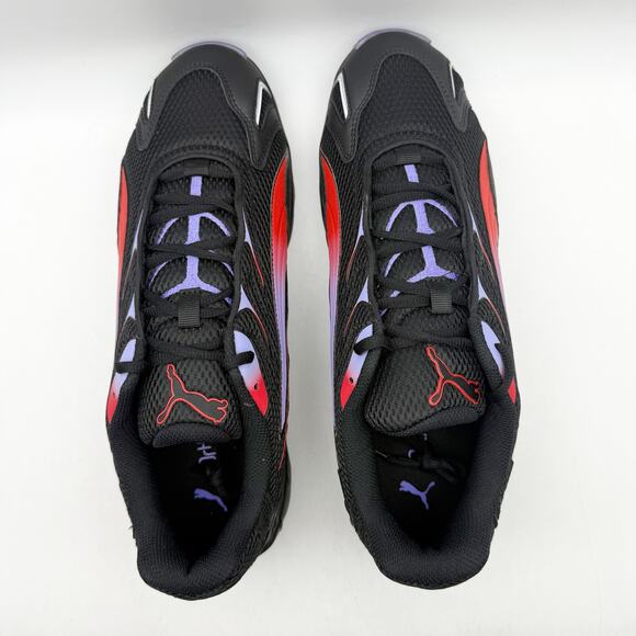 PUMA Mens Inhale Sneakers US 12 EU 46 Black Red Athletic Shoes NIB - Picture 10 of 12